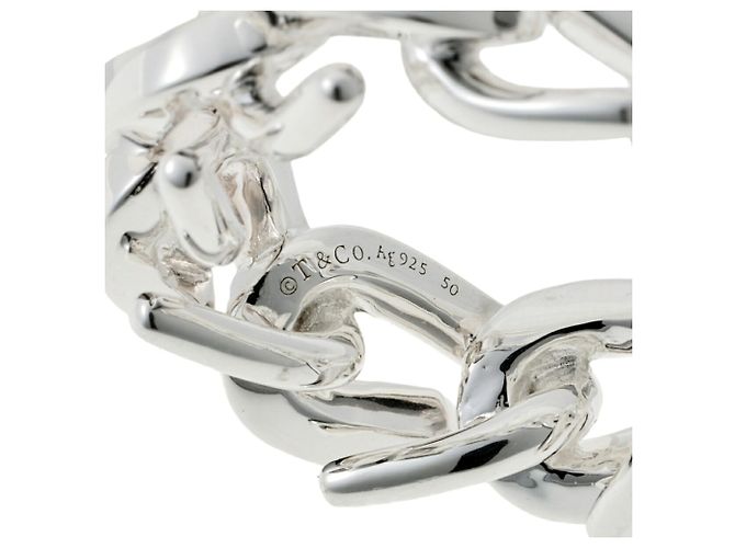 Autre Marque Anello Tiffany & Co. Forge Link in Argento 925 - vista 4