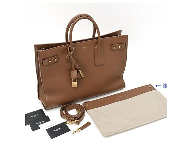 Autre Marque Borsa Saint Laurent Thin Large Sac de Jour - vista 8