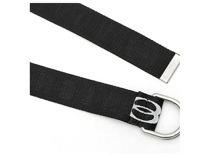 Cinturón Balenciaga D-Ring en negro y blanco - vista 5