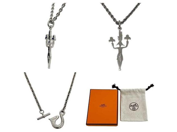 Hermès Collar Hermes de plata - vista 2