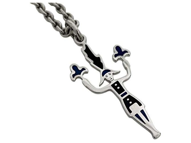 Hermès Collar Hermes de plata - vista 3