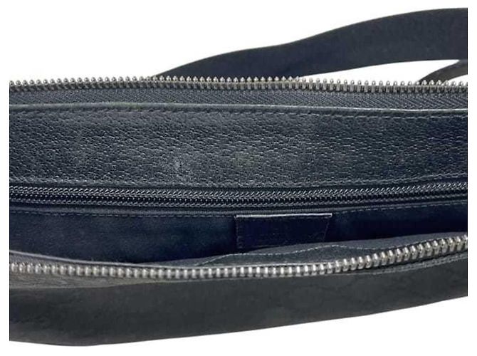 Bolsa de Ombro Gucci GG Canvas Black - vista 5