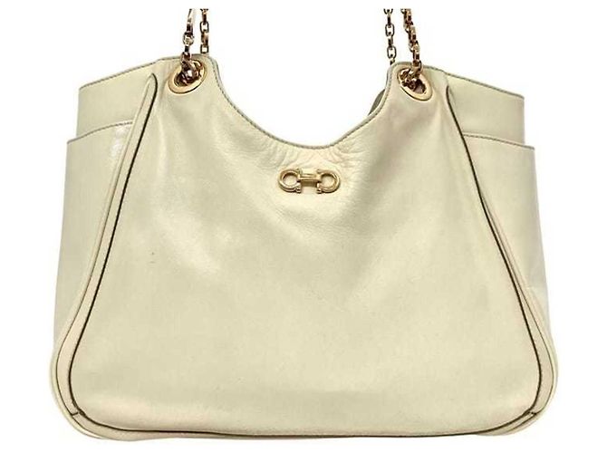 Bolso Tote Salvatore Ferragamo con cadena Gancini - vista 8