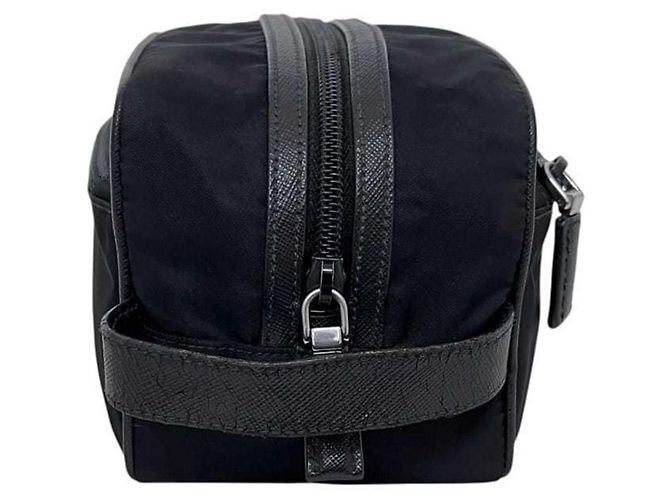 Saffiano Borsa Prada Tessuto Second Bag - vista 3