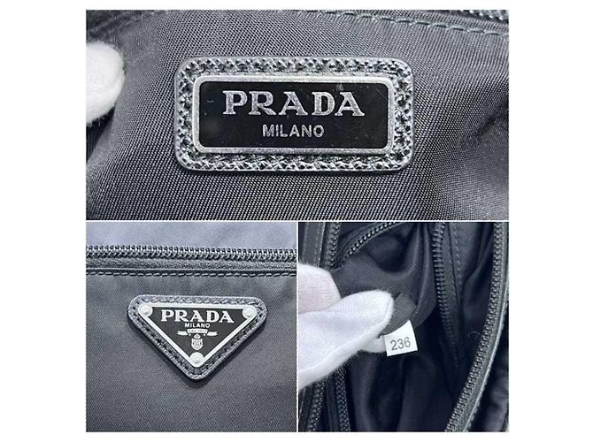 Saffiano Borsa Prada Tessuto Second Bag - vista 4