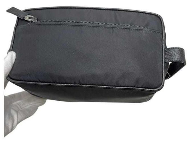 Saffiano Borsa Prada Tessuto Second Bag - vista 9