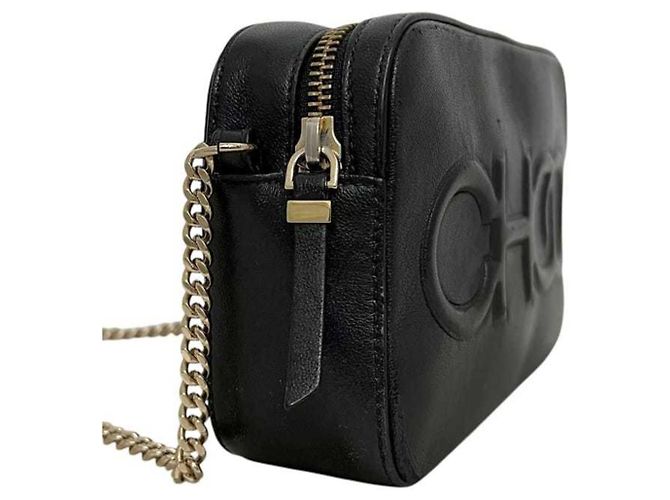 Borsa a tracolla in pelle nera Jimmy Choo - vista 5
