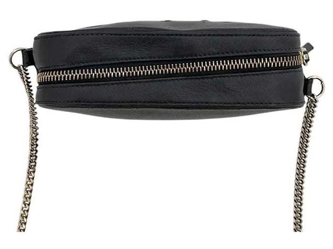 Borsa a tracolla in pelle nera Jimmy Choo - vista 6