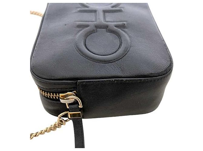 Borsa a tracolla in pelle nera Jimmy Choo - vista 8