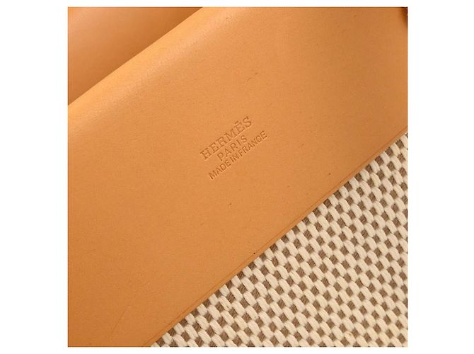 Hermès Hermes Herbag Cabas Toile and Leather GM - vista 4