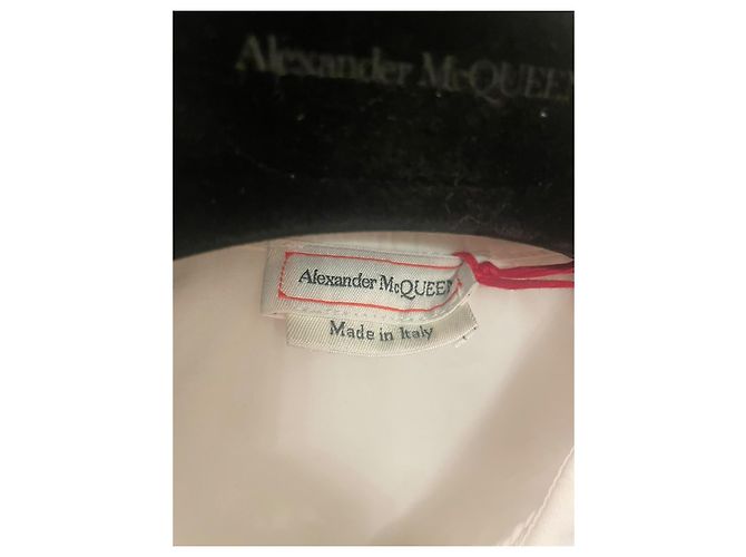 Camisa branca em algodão Alexander McQueen - vista 3