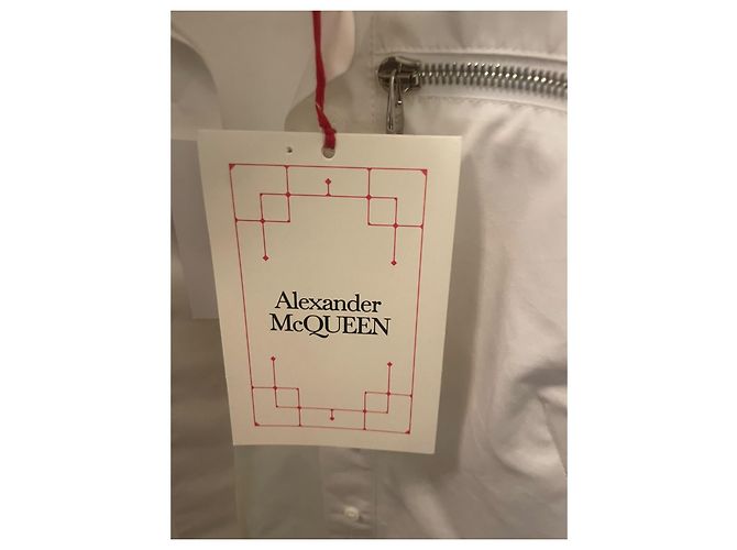 Camisa branca em algodão Alexander McQueen - vista 4