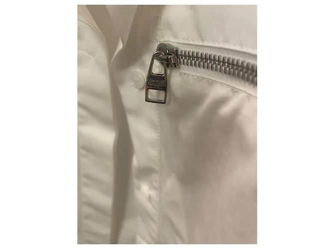 Camisa branca em algodão Alexander McQueen - vista 7