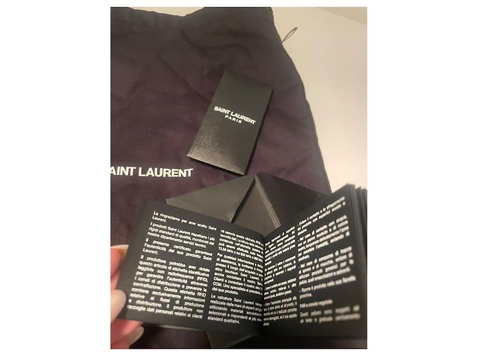 Autre Marque Saint Laurent Chica 115 PVC Slingback Pumps - Ansicht 12