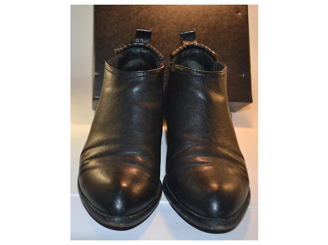 Alexander Wang Botines Kori de Piel Negra - vista 3