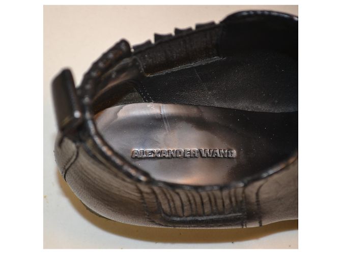Alexander Wang Botines Kori de Piel Negra - vista 7