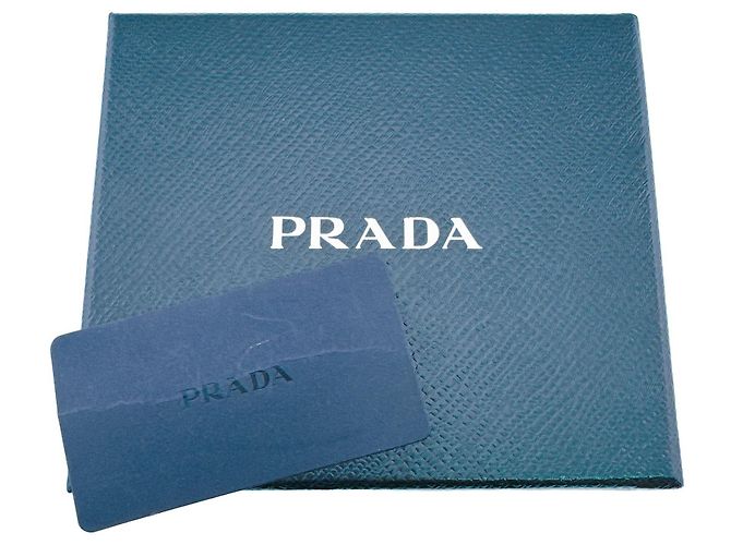 Cartera de cadena/hombro de piel Saffiano amarilla Prada - vista 13