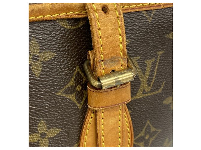 Louis Vuitton Monogram Bucket PM Tote Bag - view 10