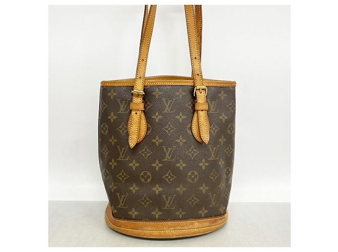 Louis Vuitton Monogram Bucket PM Tote Bag - view 11