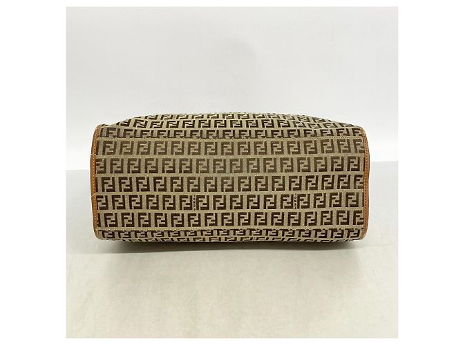 Zucchino Saco Tote Fendi em lona e nylon castanho - vista 3