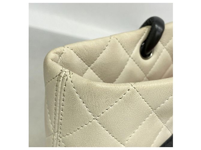 Saco Tote Chanel Cambon em Pele de Cordeiro - vista 7