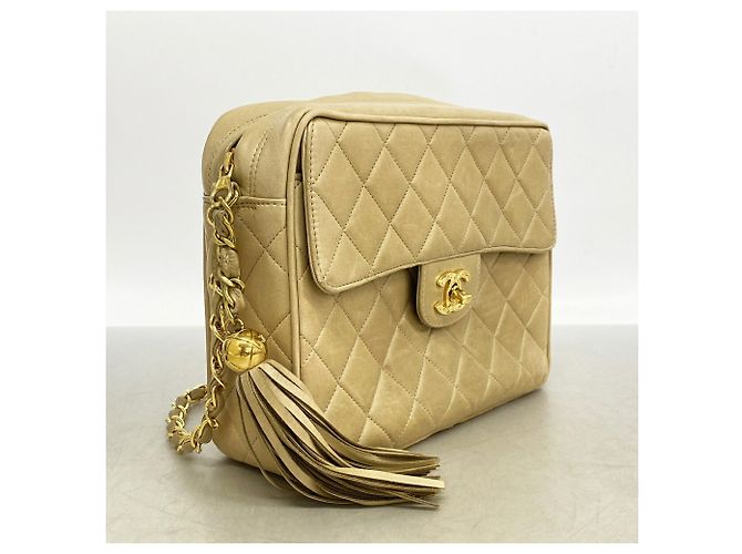 Borsa a tracolla Chanel Matelassé in pelle d'agnello - vista 2