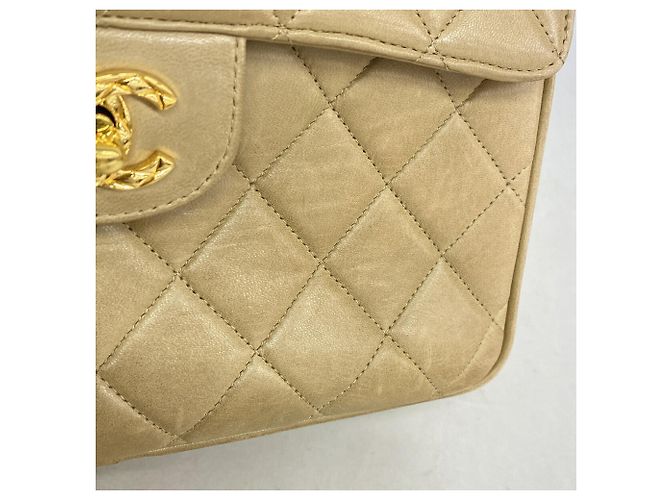 Borsa a tracolla Chanel Matelassé in pelle d'agnello - vista 9