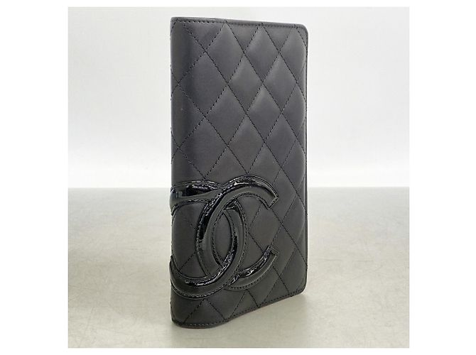 Chanel Cambon Langes Portemonnaie aus Lammleder - Ansicht 2