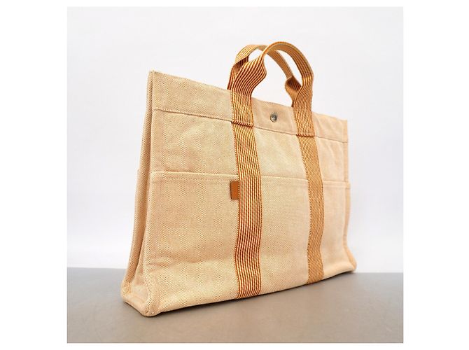Hermès Hermes New Fourre-Tout MM Canvas Tote Bag - Ansicht 2