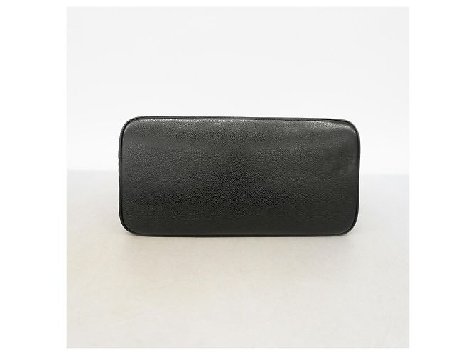Saco Tote Chanel em couro de bezerro grão preto - vista 3