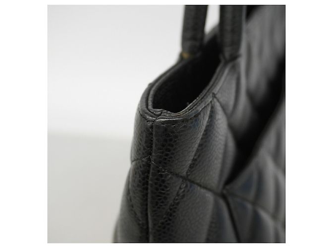 Saco Tote Chanel em couro de bezerro grão preto - vista 7