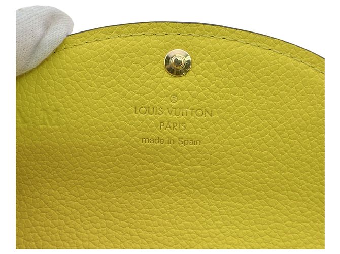 Porta-moedas Louis Vuitton Monogram Empreinte Yellow - vista 11