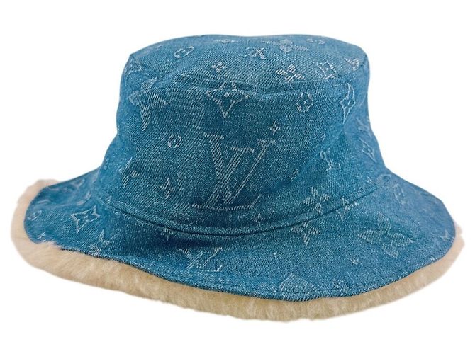 Louis Vuitton Bonnet Shearling Monogram Constellation Bucket Hat - Ansicht 3