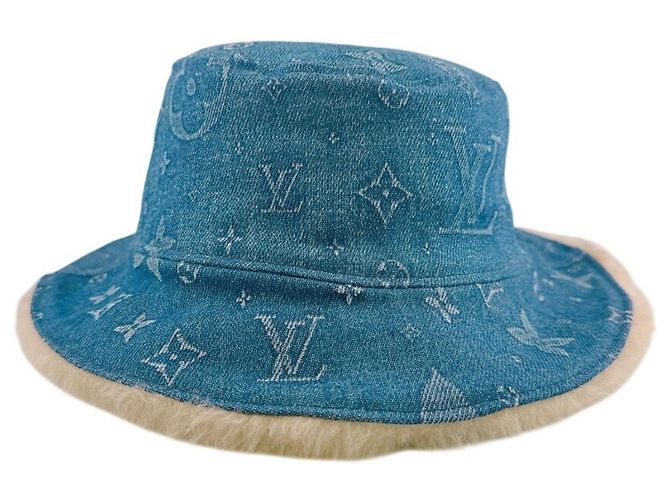 Louis Vuitton Bonnet Shearling Monogram Constellation Bucket Hat - Ansicht 4