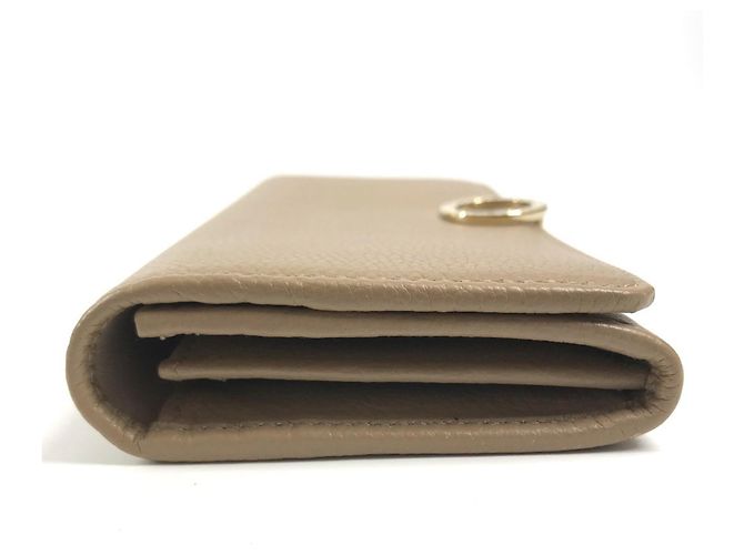 Bulgari Portafoglio lungo Bvlgari in pelle beige - vista 4