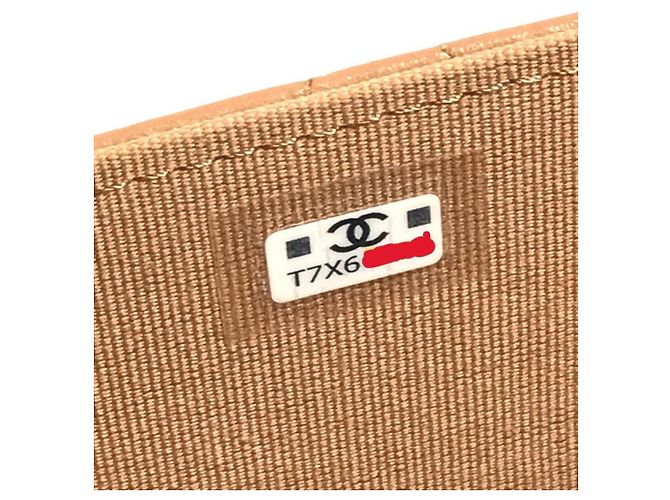 Portafoglio con catena Chanel AP4184 Light Brown - vista 13