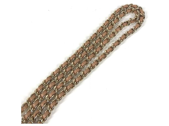 Portafoglio con catena Chanel AP4184 Light Brown - vista 16