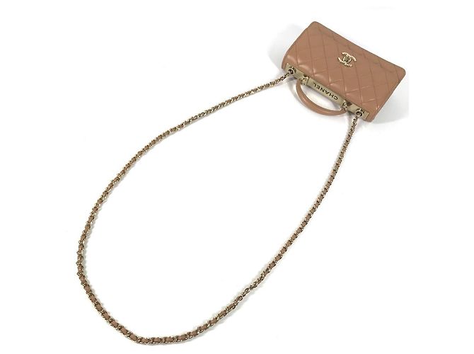 Portafoglio con catena Chanel AP4184 Light Brown - vista 8