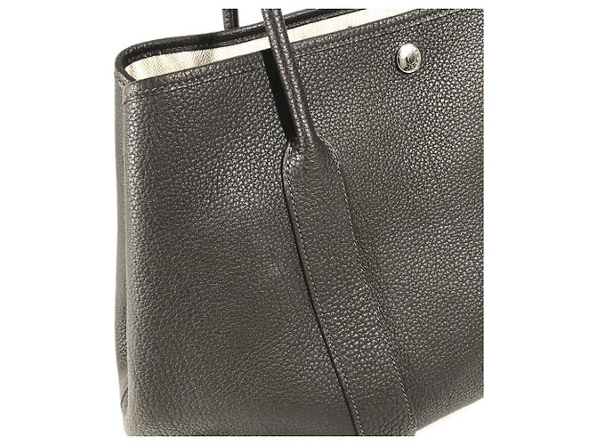Hermès Bolsa HERMES Garden Party PM em couro Negonda - vista 10
