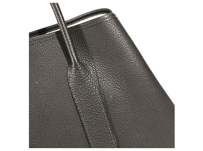 Hermès Bolsa HERMES Garden Party PM em couro Negonda - vista 11