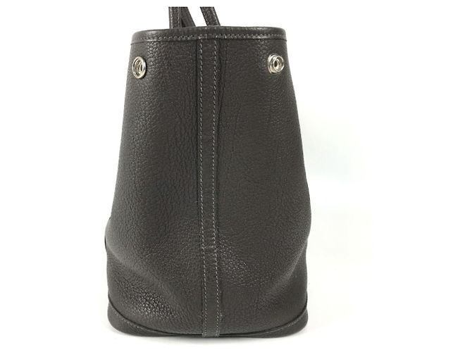 Hermès Bolsa HERMES Garden Party PM em couro Negonda - vista 3
