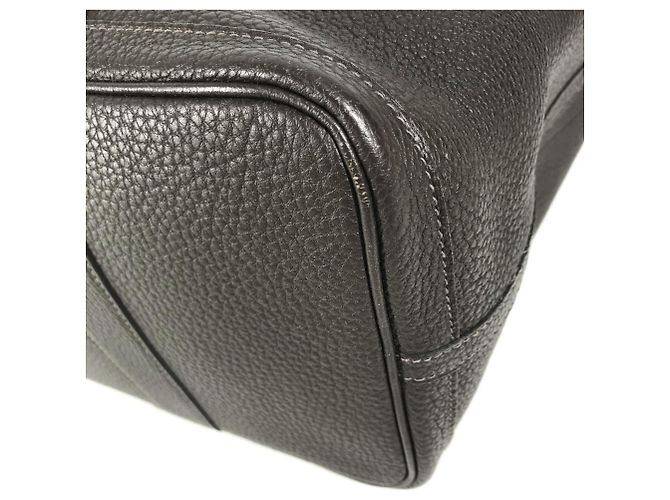 Hermès Bolsa HERMES Garden Party PM em couro Negonda - vista 6