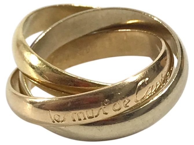 Anello Cartier Trinity Logo Triple Band in Oro 18K - vista 10