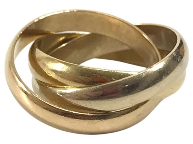 Anello Cartier Trinity Logo Triple Band in Oro 18K - vista 4