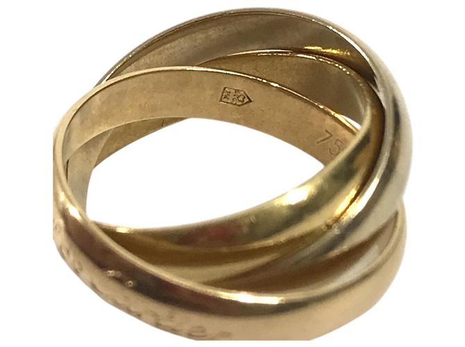 Anello Cartier Trinity Logo Triple Band in Oro 18K - vista 7
