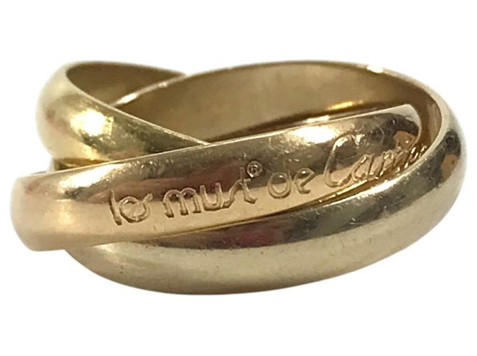 Anello Cartier Trinity Logo Triple Band in Oro 18K - vista 8