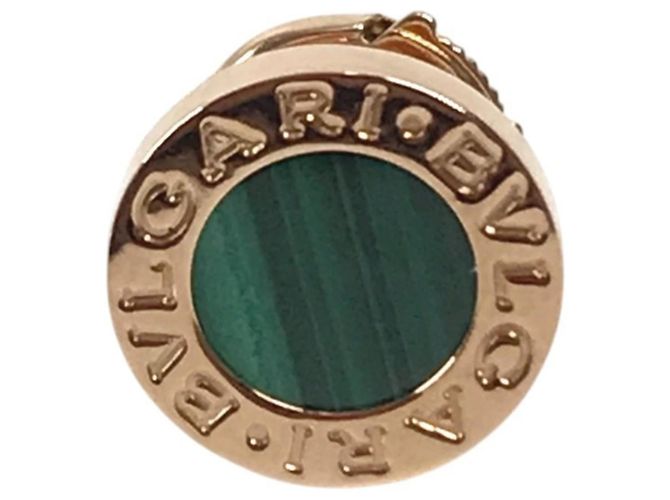 Bulgari Orecchini a lobo Bvlgari in oro 18K con malachite - vista 3
