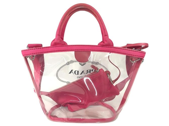 Bolso Tote Prada Canapaplex Logo - vista 2