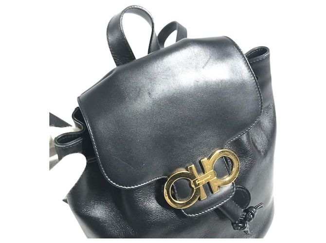 Salvatore Ferragamo Mini-Rucksack Gancini Logo - Ansicht 16