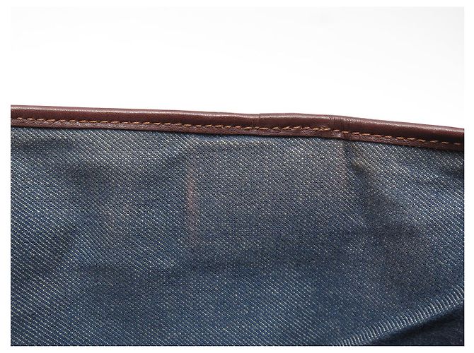 Céline VINTAGE CELINE BOGGIE HANDTASCHE AUS BLAUEM TRIOMPHE DENIM CANVAS - Ansicht 13